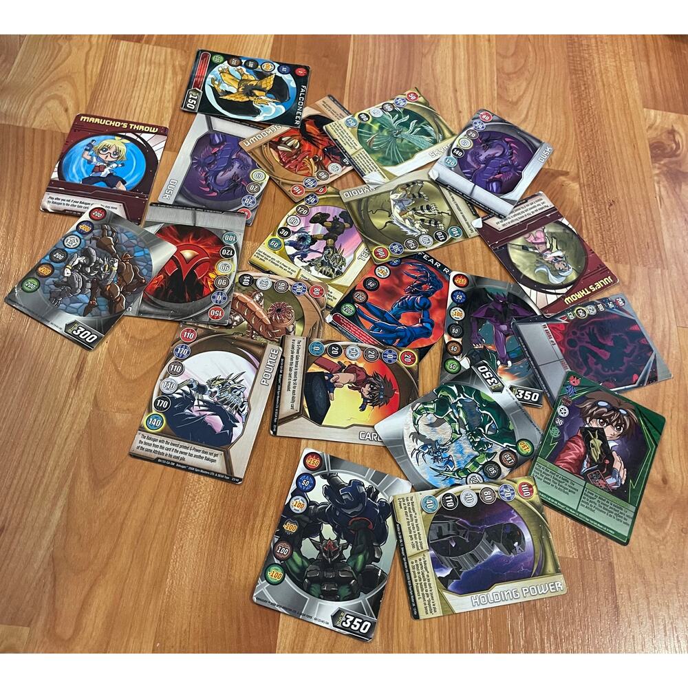 Bundle‎ Of 20 VTG  Bakugan Cards